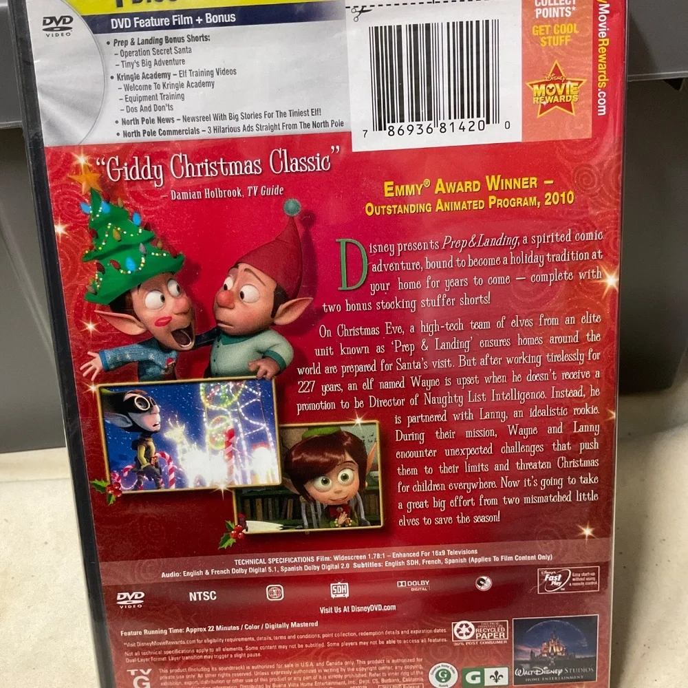 DVD - DISNEY’s Prep and Landing New factory wrapped. V112